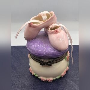 Midwest Cannon Falls Pink Ballet Shoe Mini Trinket Box